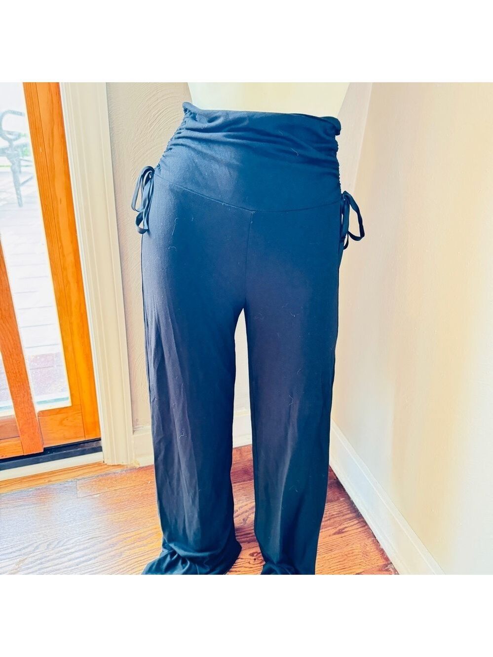 The wide leg slacks